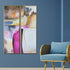 Rhapsody of Colours Handpainted Colorful Wall Painting for Home Wall  - Set of 2